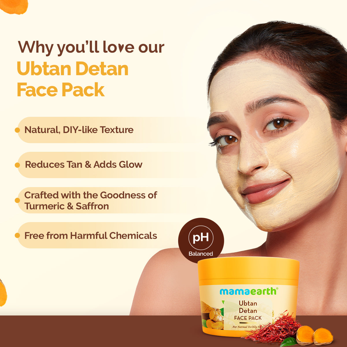 Ubtan Detan Face Pack