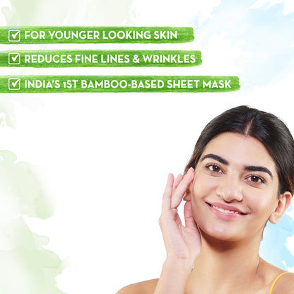 Retinol Bamboo Sheet Mask for Fine Lines and Wrinkles