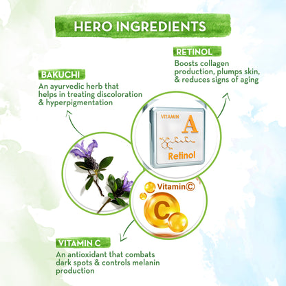 Mamaearth Retinol Bamboo Sheet Mask with Retinol and Bakuchi