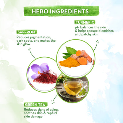 Mamaearth Ubtan Bamboo Sheet Mask with Turmeric and Saffron