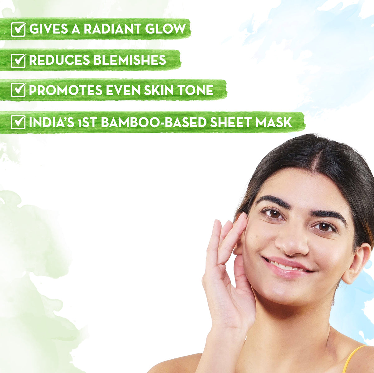 Mamaearth Vitamin C Bamboo Sheet Mask for Skin Illumination