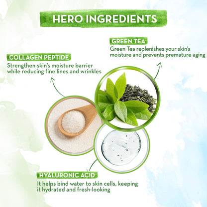 Bye Bye Wrinkles Face Cream with Green Tea & Collagen