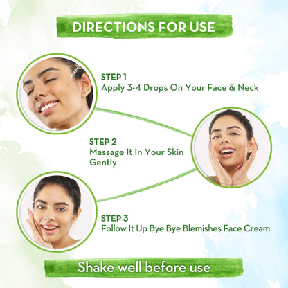 Bye Bye Blemishes Face Serum uses