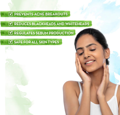 Tea Tree Face Serum prevents acne breakouts