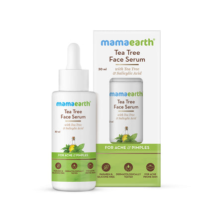 mamaearth tea tree serum for face