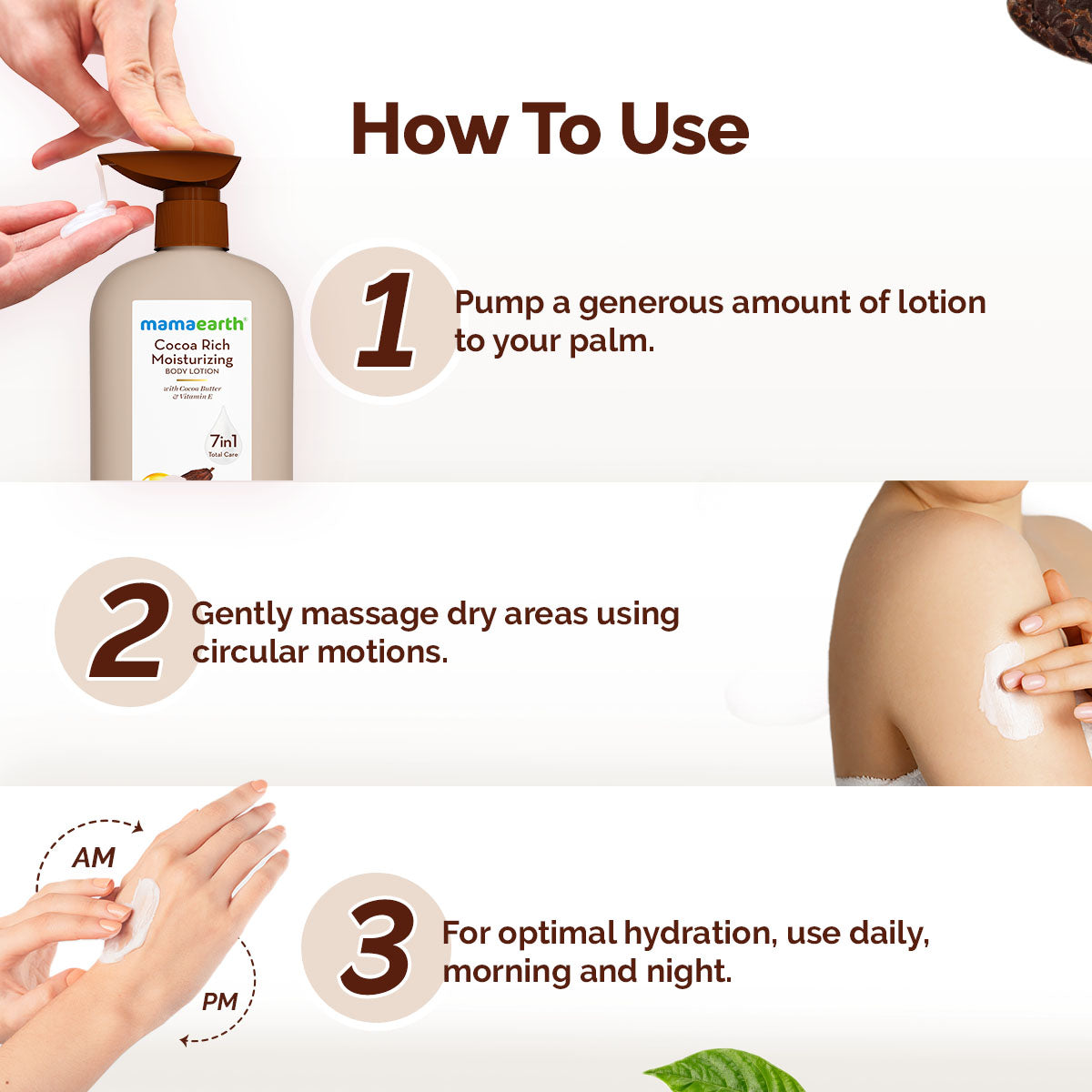 Mamaearth Cocoa Rich Moisturizing Body Lotion 400 ml