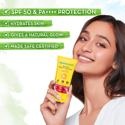 Mamaearth Beetroot Hydraful Sunscreen 50 gm