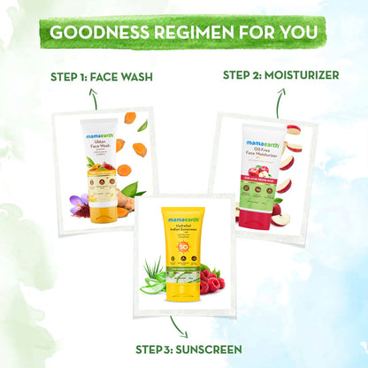 Mamaearth HydraGel Indian Sunscreen with Aloe Vera & Raspberry for Sun Protection 50 gm