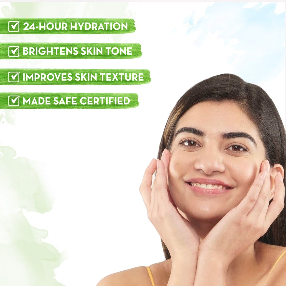 Mamaearth Rice Oil-Free Face Moisturizer With Rice Water & Niacinamide for Glass Skin 80 gm