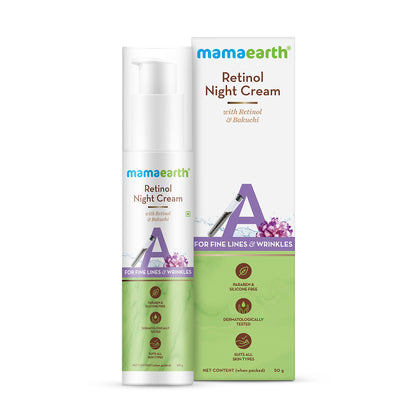 mamaearth retinol night cream