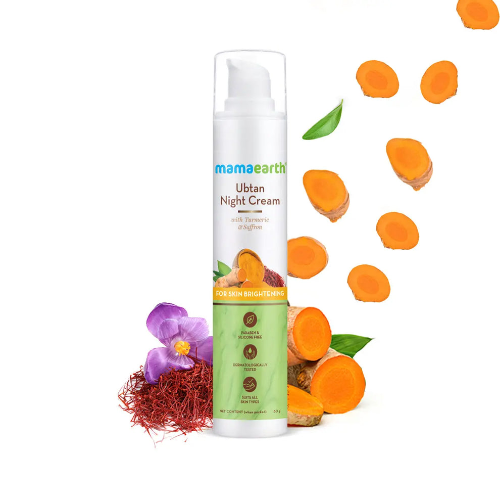 mamaearth glutathione cream Ubtan Night Cream