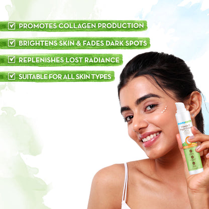 Mamaearth vitamin c night cream for glowing skin