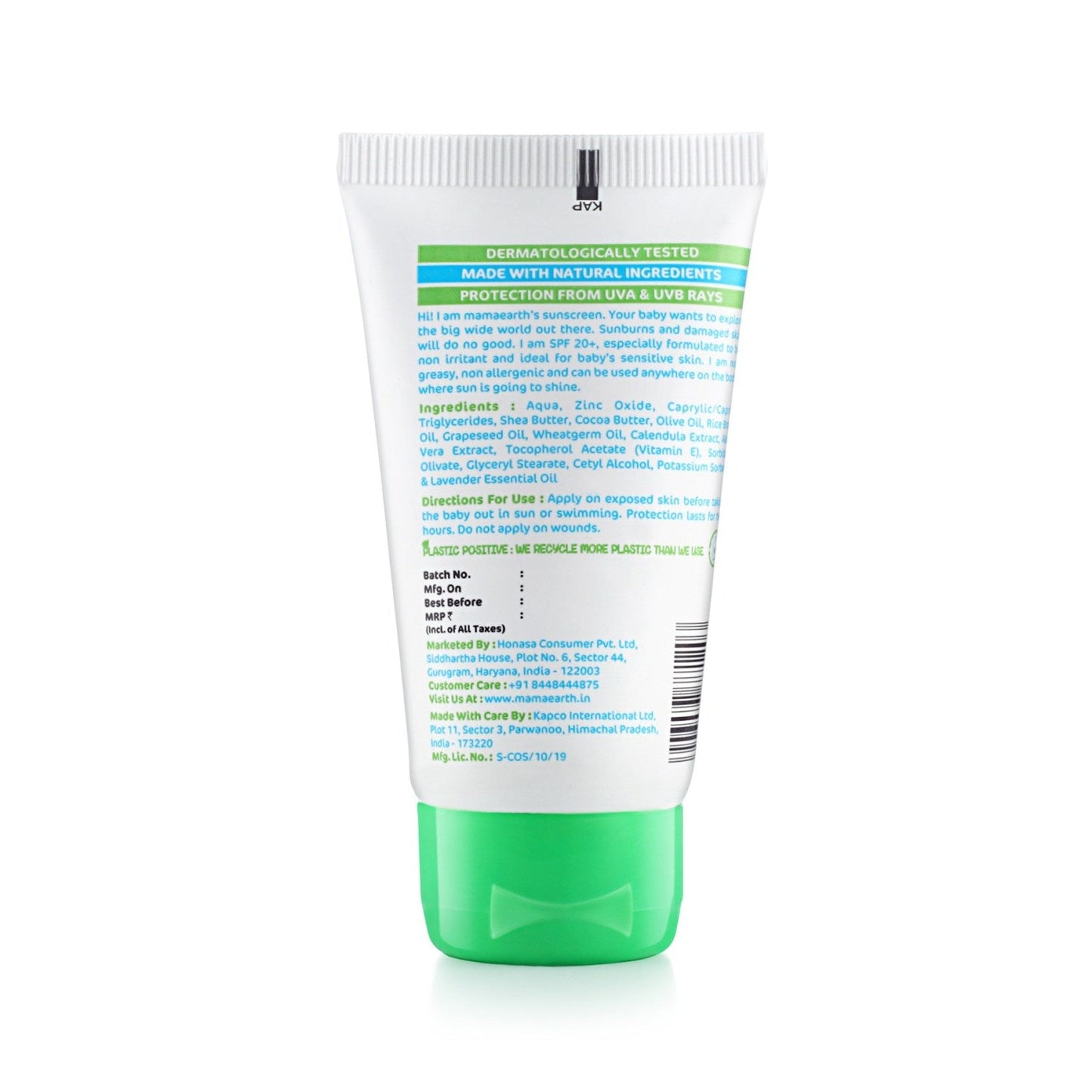 Mamaearth Mineral Based Sunscreen