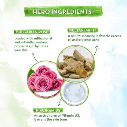Mamaearth Multani Mitti Face Wash ingredients