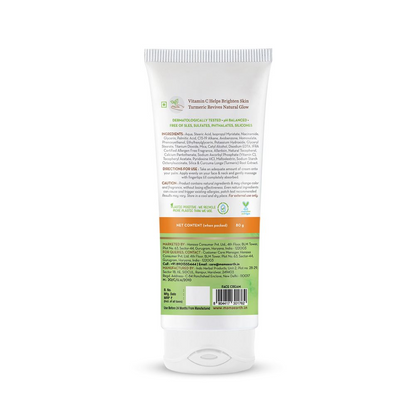 Mamaearth Vitamin C Daily Glow Face Cream With Vitamin C & Turmeric for Skin Illumination 80 gm