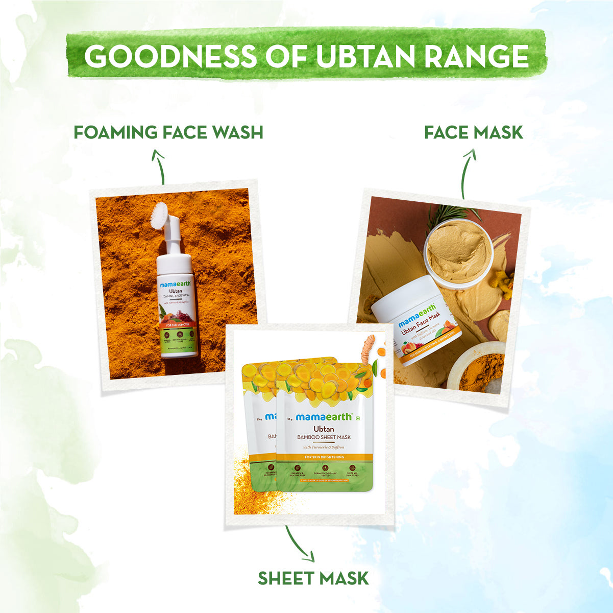 Good skincare ubtan range of Mamaearth