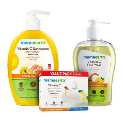 Mamaearth Vitamin C Skincare Kit