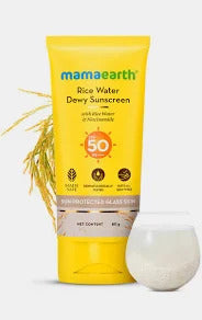 Mamaearth Rice Water Dewy Sunscreen